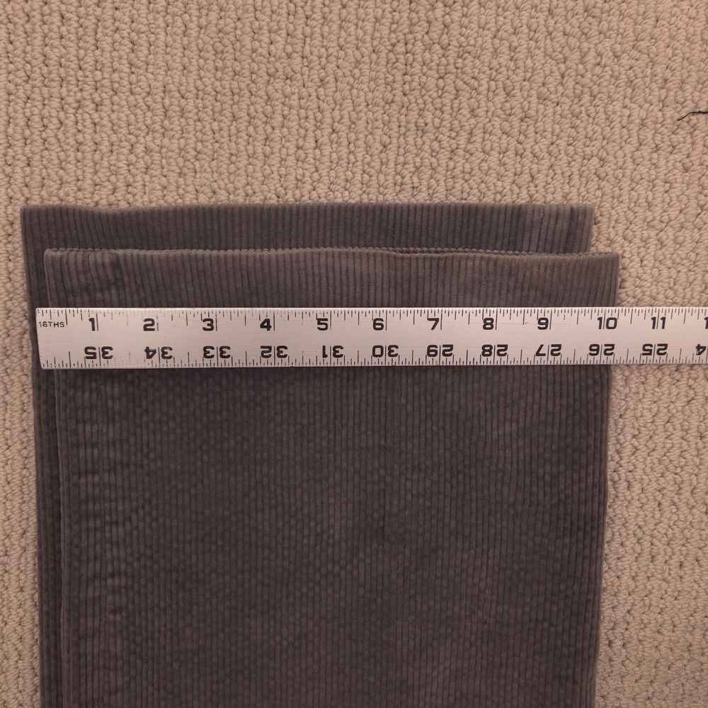 VTG 90s LL Bean Corduroy Pants Pleated Front Gray‎ Mens 40x32 - Picture 8 of 8